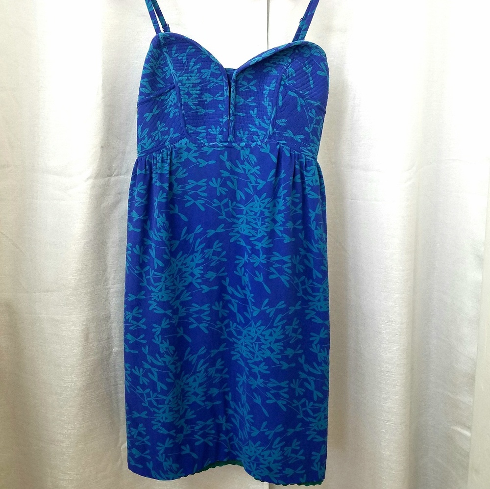 Anthropologie Silken Stitches Maple Dress